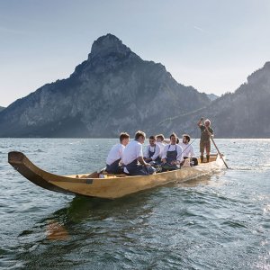 Plättenmachtrace am Traunsee