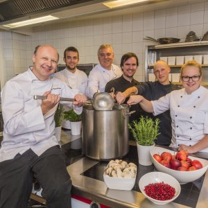 Motiviertes Küchen-Team Kaiserhof Kitzbühel