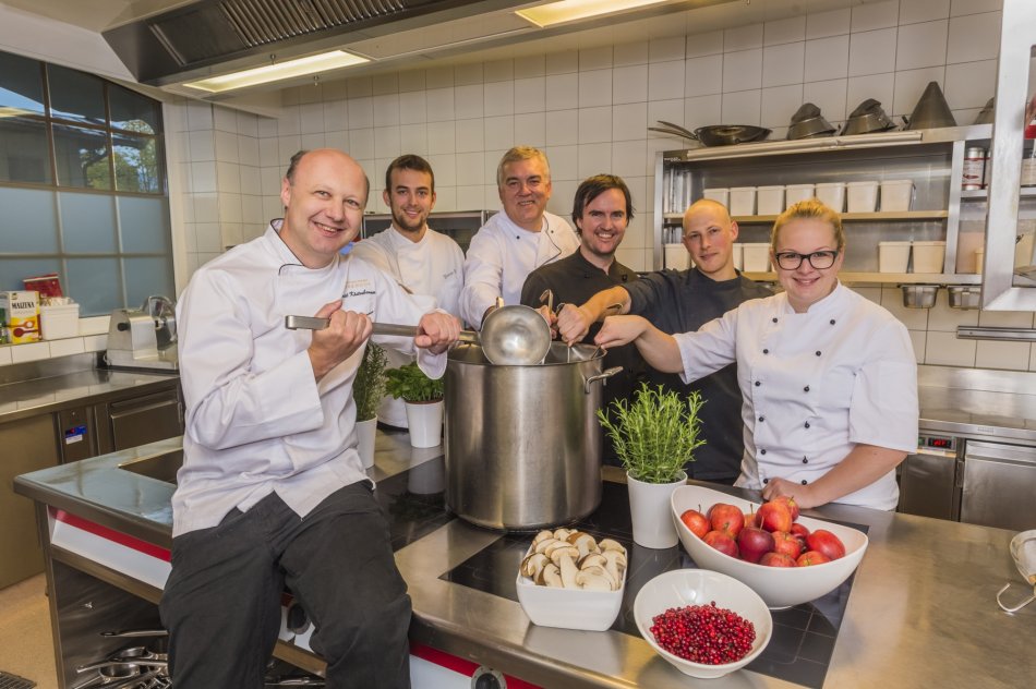 Motiviertes Küchen-Team Kaiserhof Kitzbühel