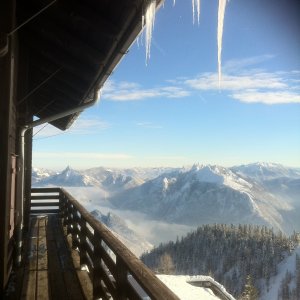 Traumhafter Panoramablick von der Kranabethhütte