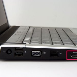 HDMI Anschluss am Laptop