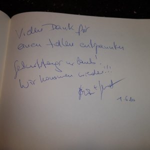 Feedback im Gästebuch - Schwarz Alm Zwettl 