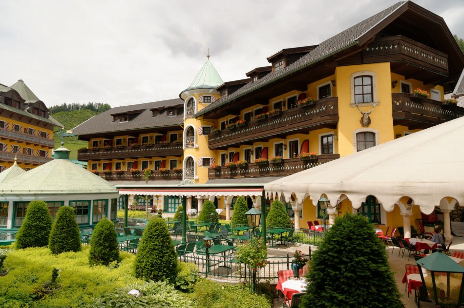 Gemütlicher Innenhof - Symposion Hotel Pichlmayrgut