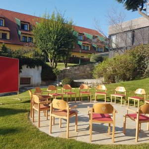Outdoor Seminarraum: Althof Innenhöfe - Symposion Hotel Althof Retz